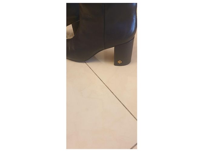 Botas altas de cuero negro Tory Burch - vista 5