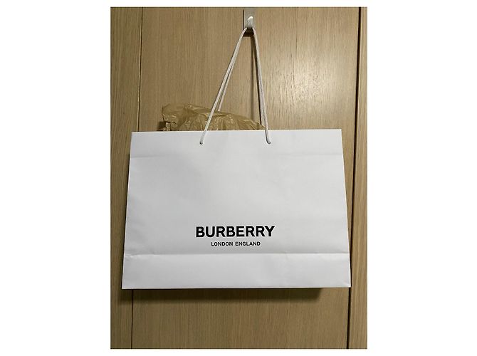 Top in seta Burberry Nero Arancione Multicolore - vista 10