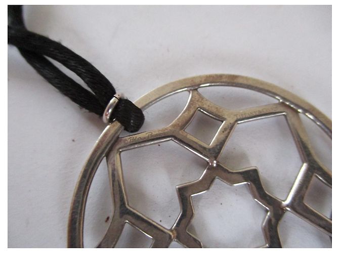Collana con pendente Tiffany & Co Marrakech Dome in argento Silver hardware - vista 3