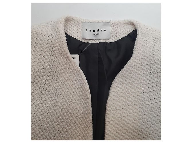 Blazer Sandro in cotone e acrilico Multicolore - vista 5