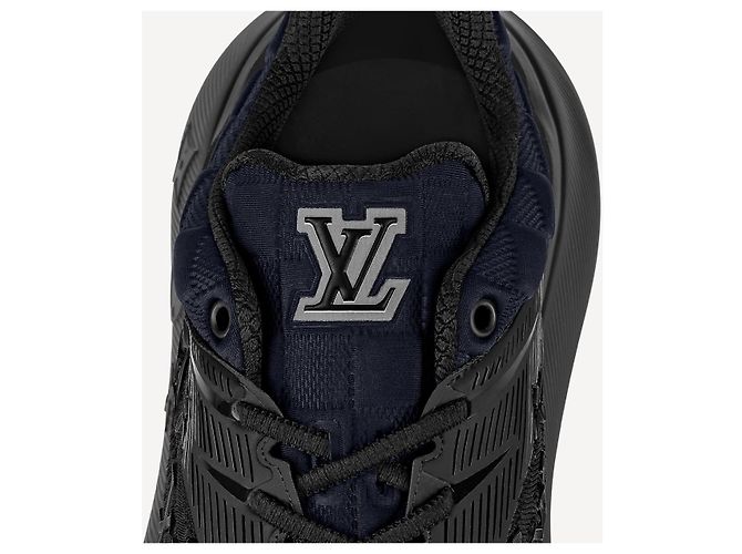 Sneakers Louis Vuitton Show Up Nere Nero - vista 3