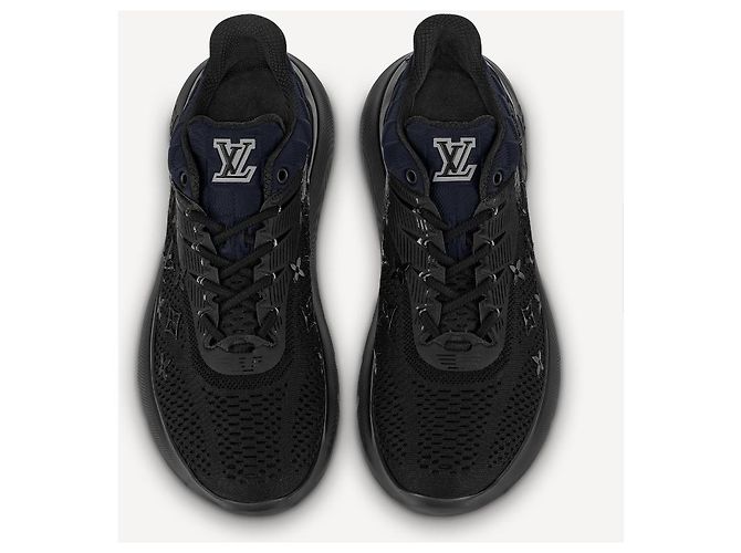 Sneakers Louis Vuitton Show Up Nere Nero - vista 5