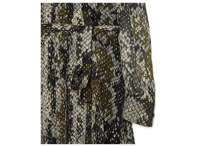 Prada SEIDE PYTHON FALTEN EN40 Neu mit Etiketten - Ansicht 4
