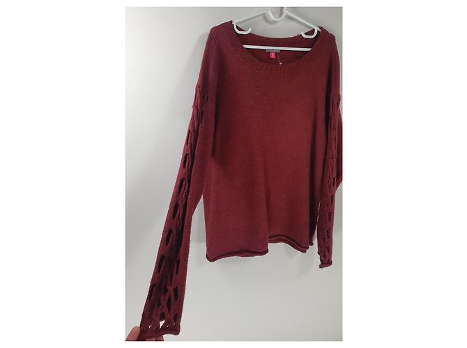Vince Camuto Pullover Burgund M Bordeaux - Ansicht 2