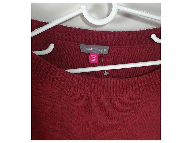 Vince Camuto Pullover Burgund M Bordeaux - Ansicht 4