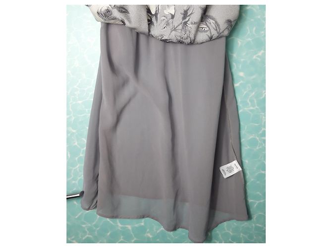Autre Marque Angelo Marani Fantasy-Seiden-Slip-Kleid Größe 44. - Ansicht 8