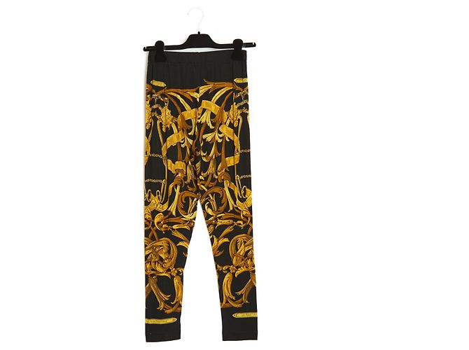 Hermès BIT NEGRO ORO SEDA ES38 juntos Dorado - vista 6