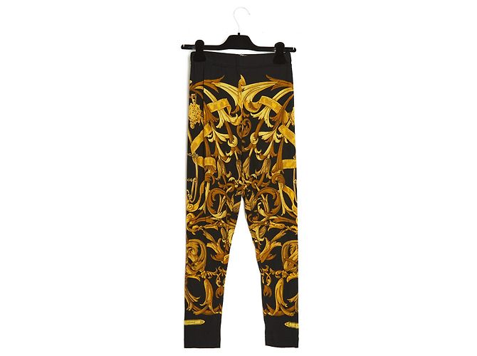 Hermès BIT NEGRO ORO SEDA ES38 juntos Dorado - vista 7