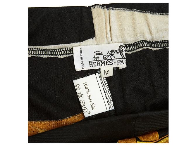 Hermès BIT NEGRO ORO SEDA ES38 juntos Dorado - vista 9