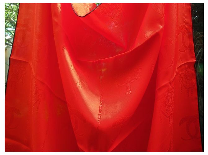 Sciarpa Cartier in seta rossa 85x85 cm Rosso - vista 6