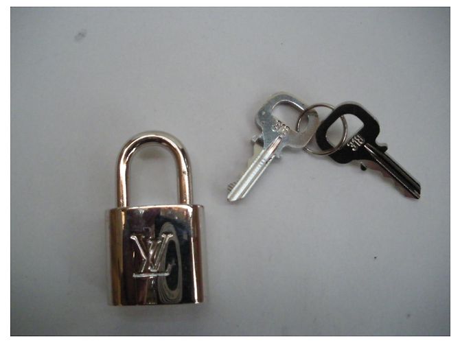Lucchetto Louis Vuitton Argento Charm per Borsa - vista 6