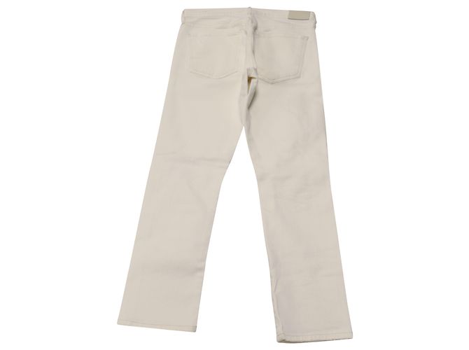 Citizens Of Humanity Emerson Slim Boyfriend Jeans en denim de algodón blanco - vista 2