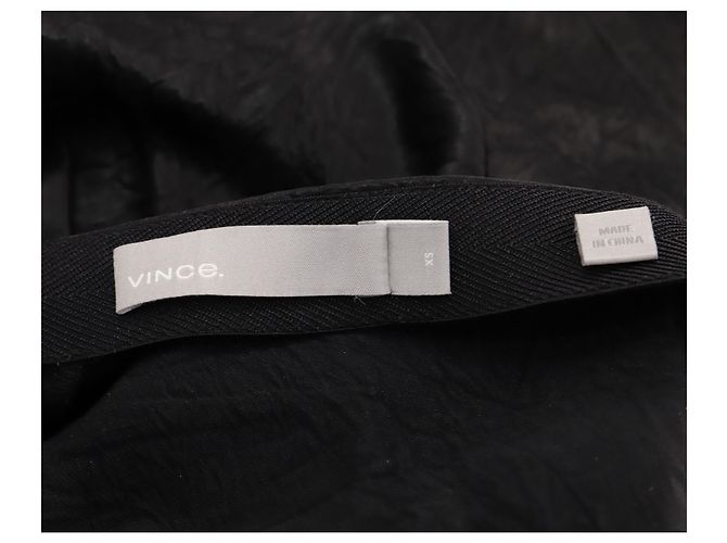FALDA Vince en Acetato Negro - vista 3