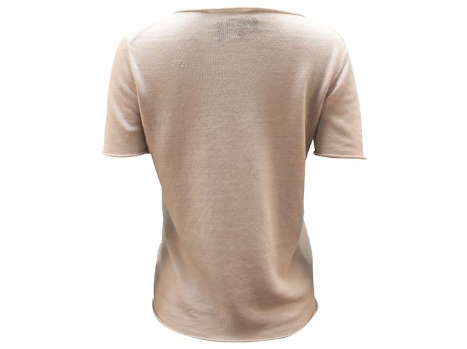 Camiseta Theory Tolleree en Cachemir Beige Castaño - vista 2