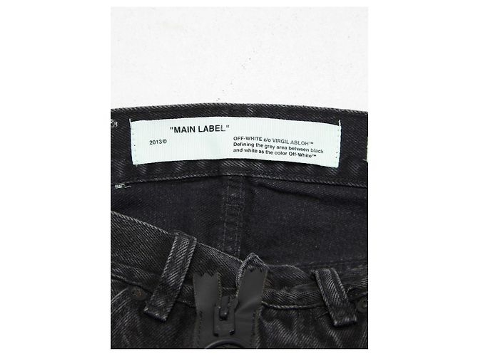 Off White Vaqueros negros blanquecinos - vista 5