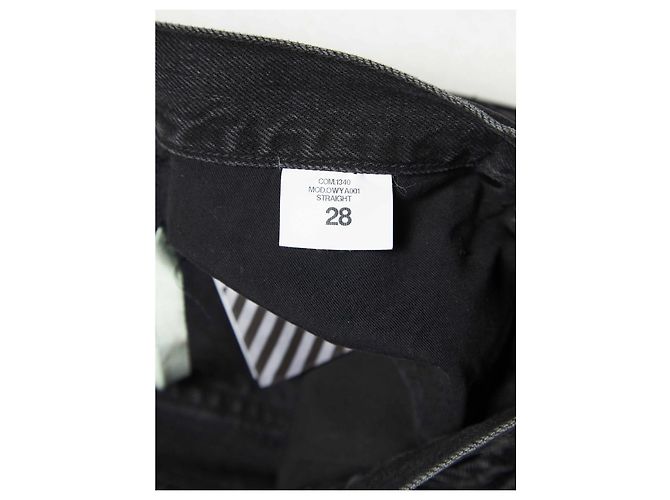 Off White Vaqueros negros blanquecinos - vista 7