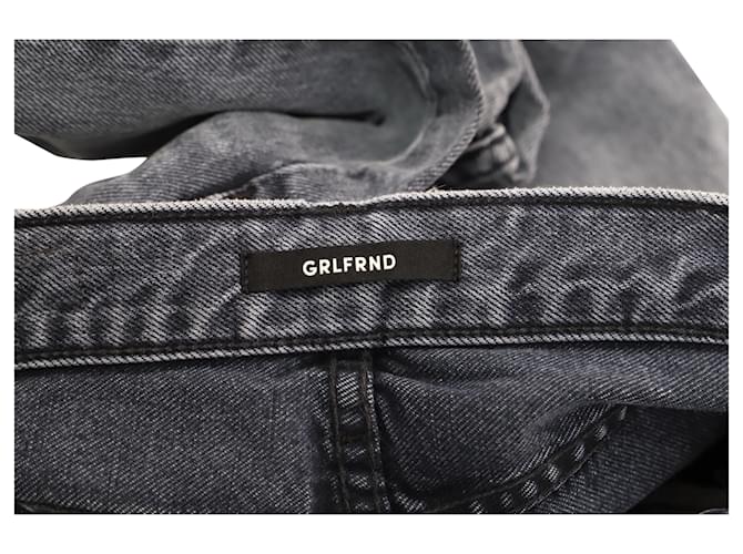 Autre Marque Vaqueros de pernera recta Grlfrnd Mica en denim gris - vista 3