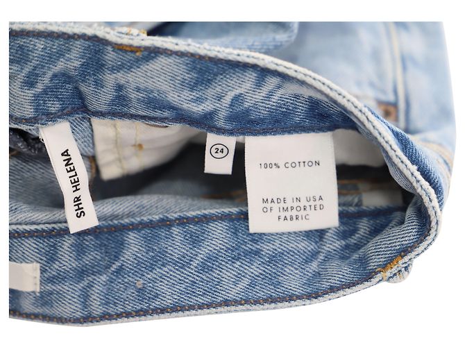 Autre Marque Vaqueros Grlfrnd SHR Helena en denim azul Azul claro - vista 3