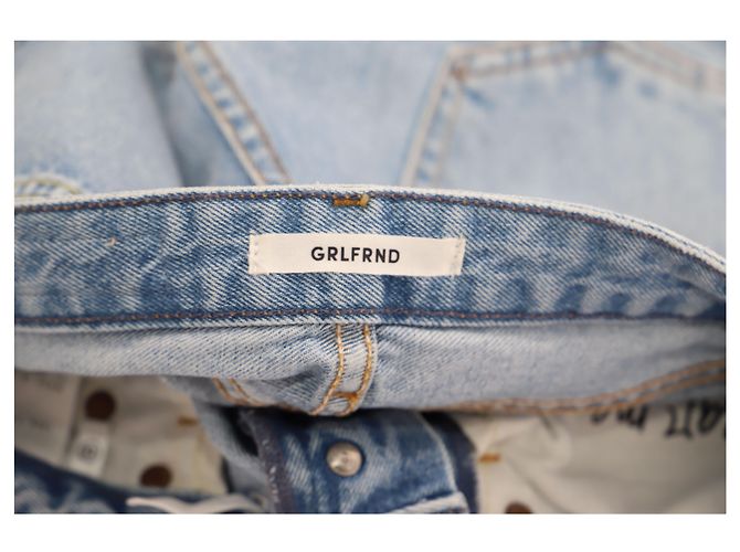Autre Marque Vaqueros Grlfrnd SHR Helena en denim azul Azul claro - vista 4