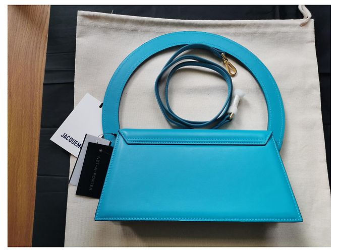 Le Sac Rond Jacquemus Turchese - vista 3