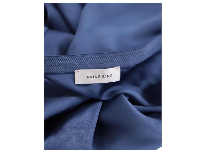 FALDA Midi Anine Bing Bar en falda azul - vista 4
