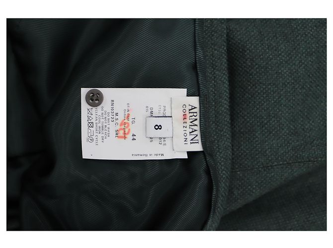 Falda Lápiz Armani en Lana Verde - vista 4
