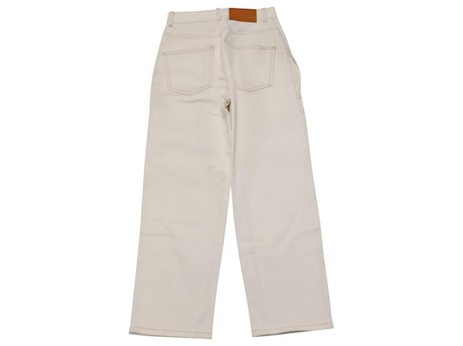 Stella Mc Cartney Vaqueros Stella McCartney de algodón blanco - vista 2