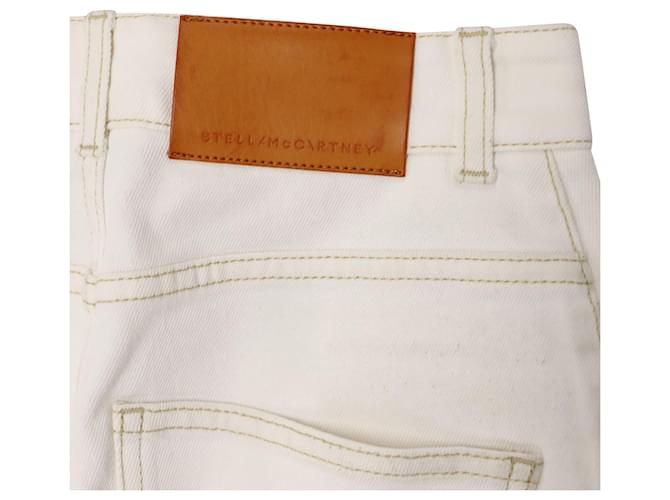 Stella Mc Cartney Vaqueros Stella McCartney de algodón blanco - vista 3