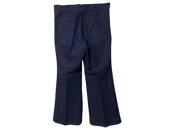 Isabel Marant Jeans Flare em algodão azul - vista 3