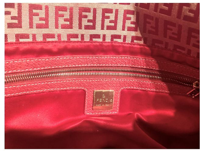 Baguette Fendi da sera con cristalli rossi Rosso Sabbia - vista 6