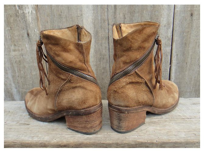 Autre Marque botas Fauzian Youth p 37 Marrón claro - vista 4