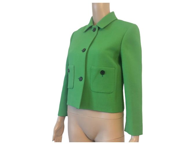 S/S Kurze grüne Dior-Jacke 2022 #DIOV34BEIM - Ansicht 6