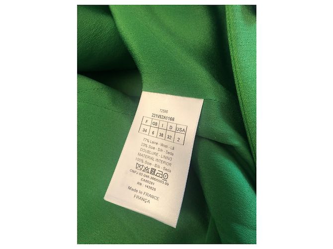 S/S Kurze grüne Dior-Jacke 2022 #DIOV34BEIM - Ansicht 9