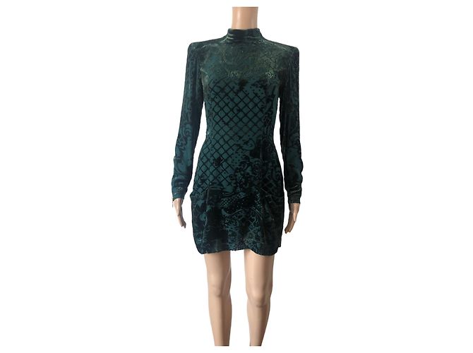 Balmain pour H&M Robe Balmain x H&M verte - vue 2