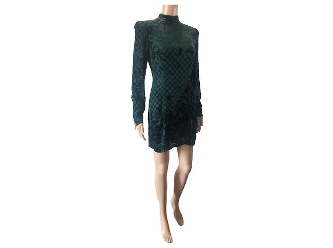 Balmain pour H&M Robe Balmain x H&M verte - vue 3