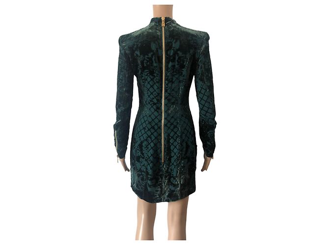 Balmain pour H&M Robe Balmain x H&M verte - vue 5
