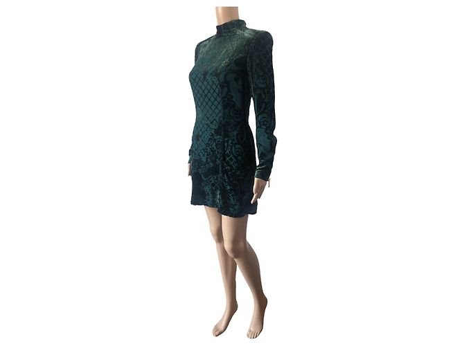 Balmain pour H&M Robe Balmain x H&M verte - vue 7