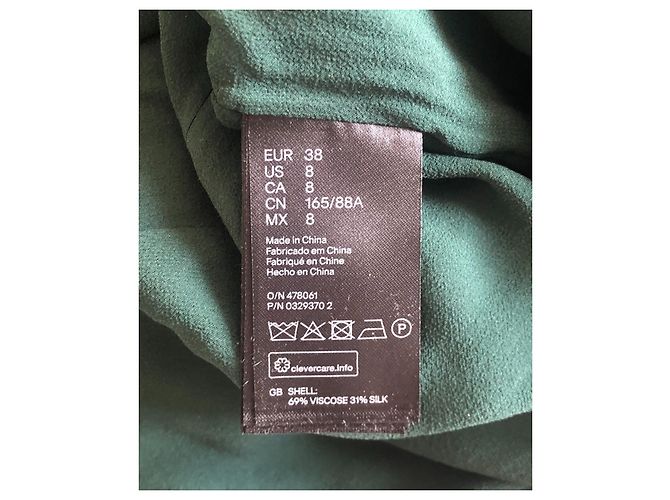 Balmain pour H&M Robe Balmain x H&M verte - vue 9