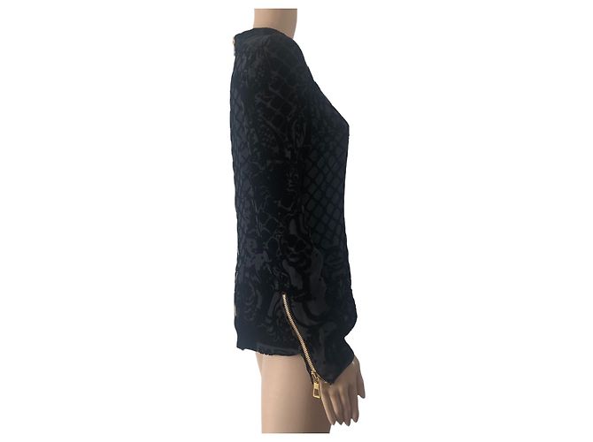 Balmain pour H&M Top Balmain x H&M noir - vue 3