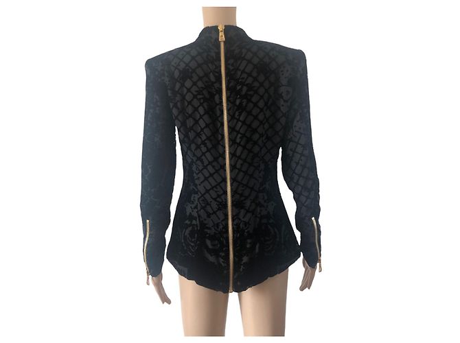 Balmain pour H&M Top Balmain x H&M noir - vue 4
