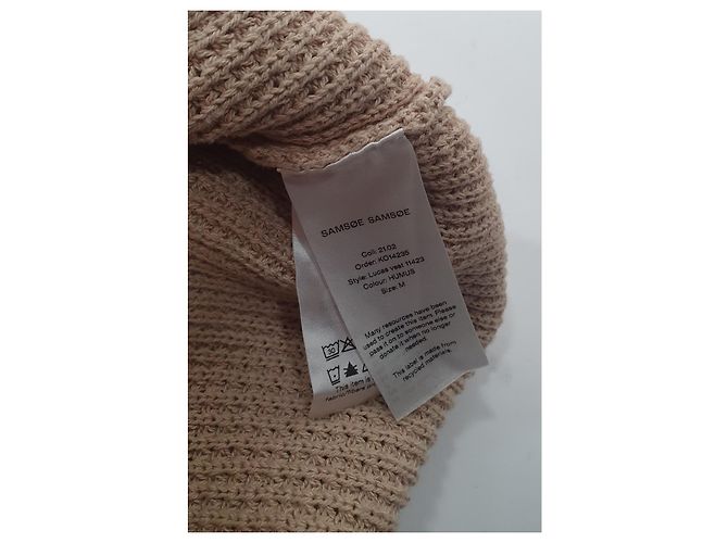 Camiseta de tirantes Samsoe & Samsoe beige algodón M - vista 6