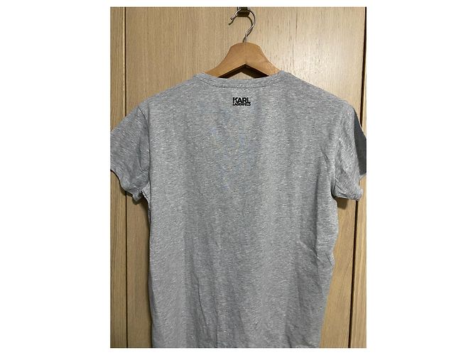 Karl Lagerfeld camiseta karl & choupette en parís Gris - vista 3