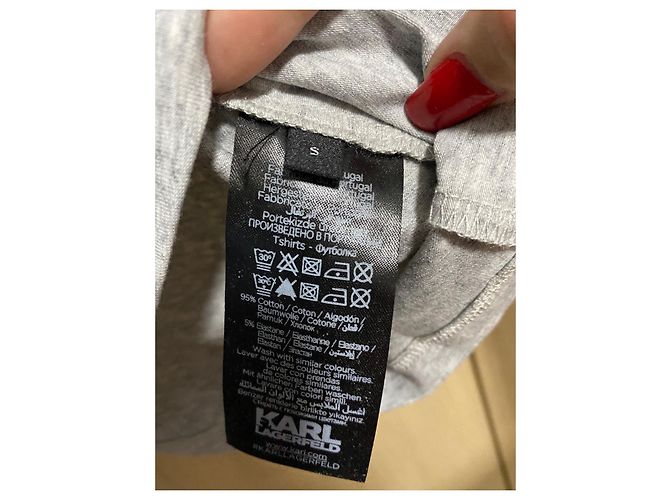 Karl Lagerfeld camiseta karl & choupette en parís Gris - vista 8