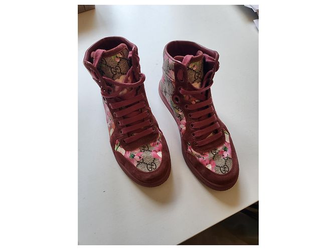 Marmont Gucci rosa Blumenblüte Bordeaux - Ansicht 10