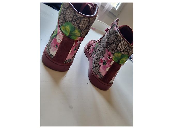 Marmont Gucci rosa Blumenblüte Bordeaux - Ansicht 8