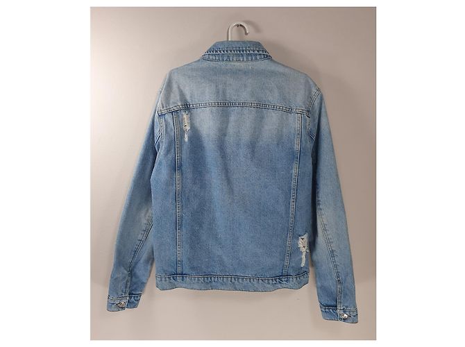 Soulland Jeansjacke Blau Baumwolle Größe S - Ansicht 2