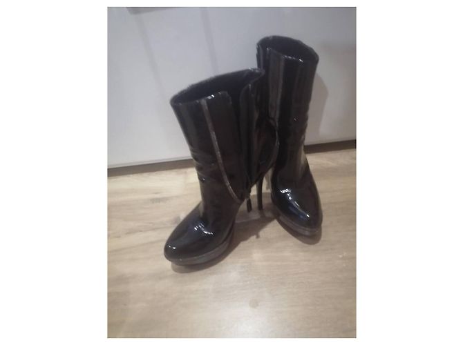 Botas Gucci de piel negra Negro - vista 2