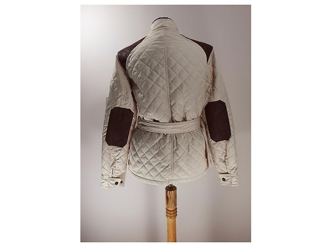 Ralph Lauren Jacke Beige mit Lederdetails Braun - Ansicht 3