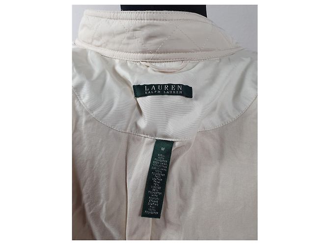 Ralph Lauren Jacke Beige mit Lederdetails Braun - Ansicht 6