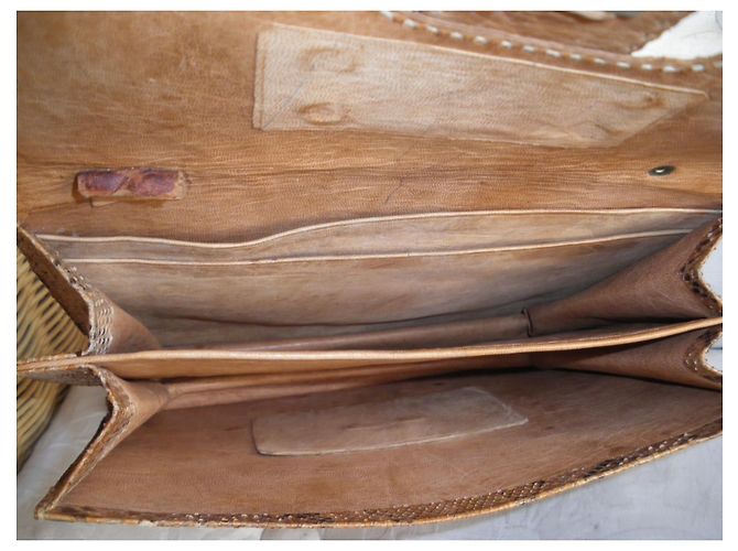 Autre Marque Borsa a mano in pelle di pitone - vista 8
